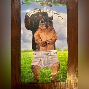 Funny Squirrel In Boxer Briefs 4 Car Air Fresheners